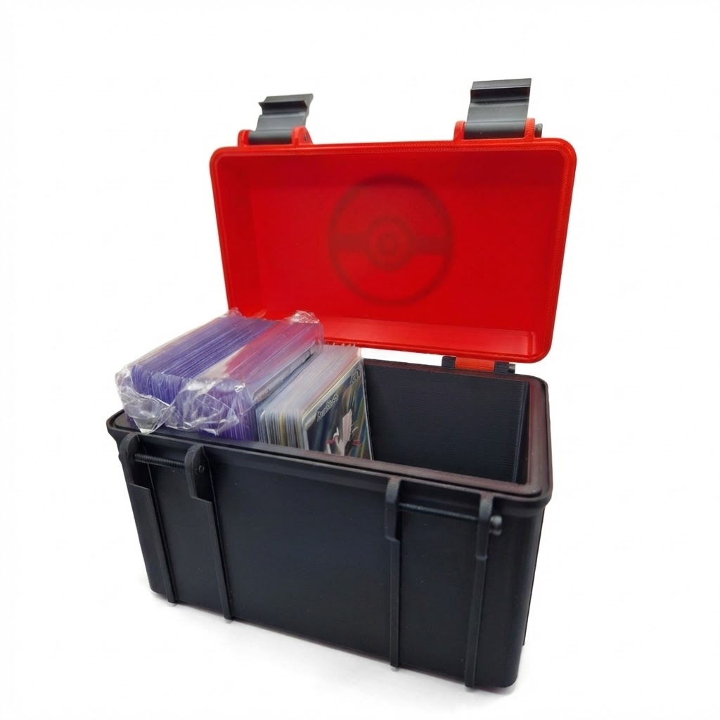 Pokémon-Inspired Top Loader Storage Case for Trading Cards