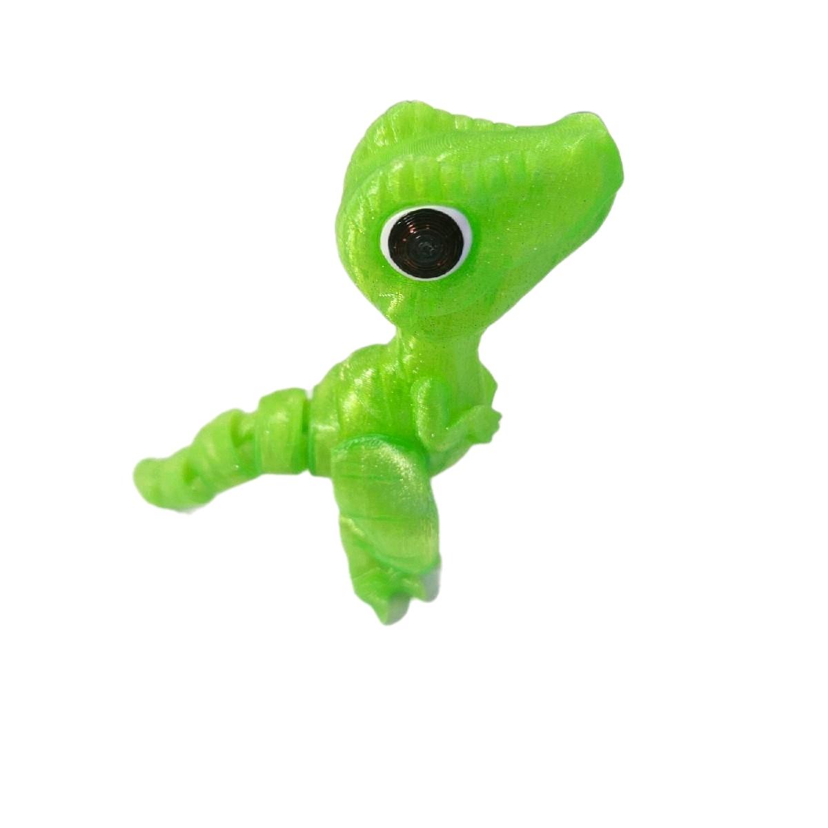 3D Printed Tiny Dino (Dinosaur) - Fidget Toy for ADHD, Autism and Anxiety Relief, obsessed fidgetstoys - Cute 3D printed Tiny Dino fidget toy with articulated tail and legs. A pocket-sized sensory dinosaur for ADHD, autism, anxiety and everyday stress relief. 🦖✨