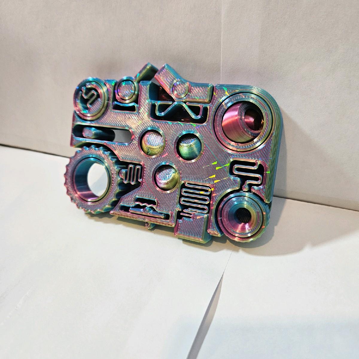 12-in-1 3D Printed Multicolour Fidget Controller, Sensory Toy for ADHD, Autism & Anxiety Relief - Image 4