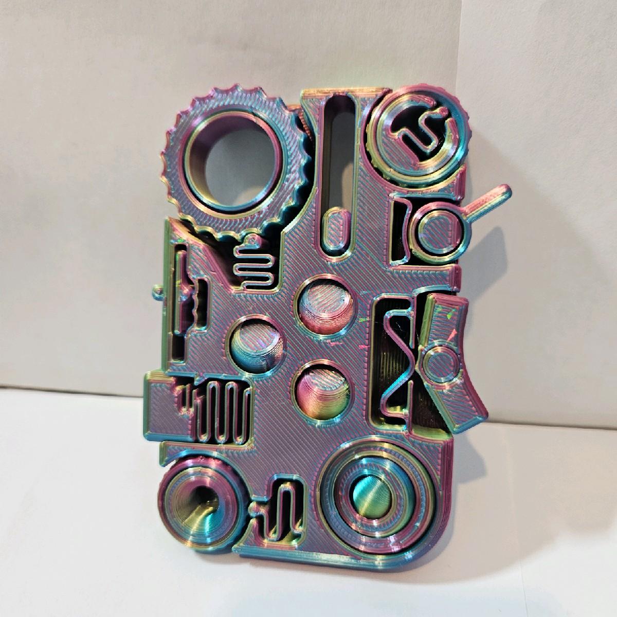 12-in-1 3D Printed Multicolour Fidget Controller, Sensory Toy for ADHD, Autism & Anxiety Relief - Image 5