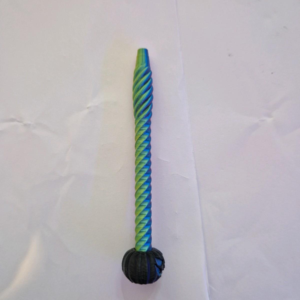Halloween Style Pen – Multicolour & Black Design - Image 2