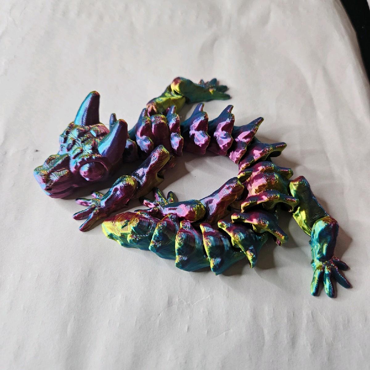 3D Articulated Baby Bull Dragon - Classic Toy Figure, ADHD/Autism, stress relief. fidgetstoys - Image 2
