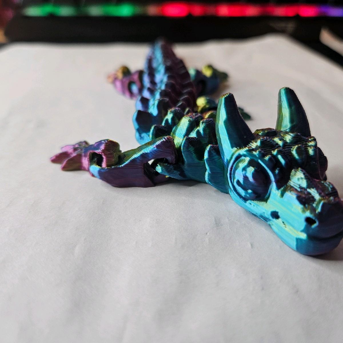 3D Articulated Baby Bull Dragon - Classic Toy Figure, ADHD/Autism, stress relief. fidgetstoys - Image 4