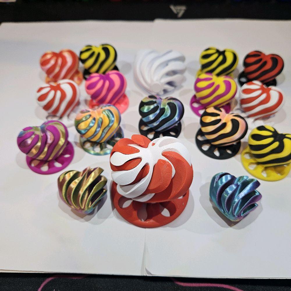 Impossible Vortex Love Heart (Large), Valentine’s Edition, Fidget Toy, Stress Relief for ADHD, Autism and Anxiety relief. - Image 2