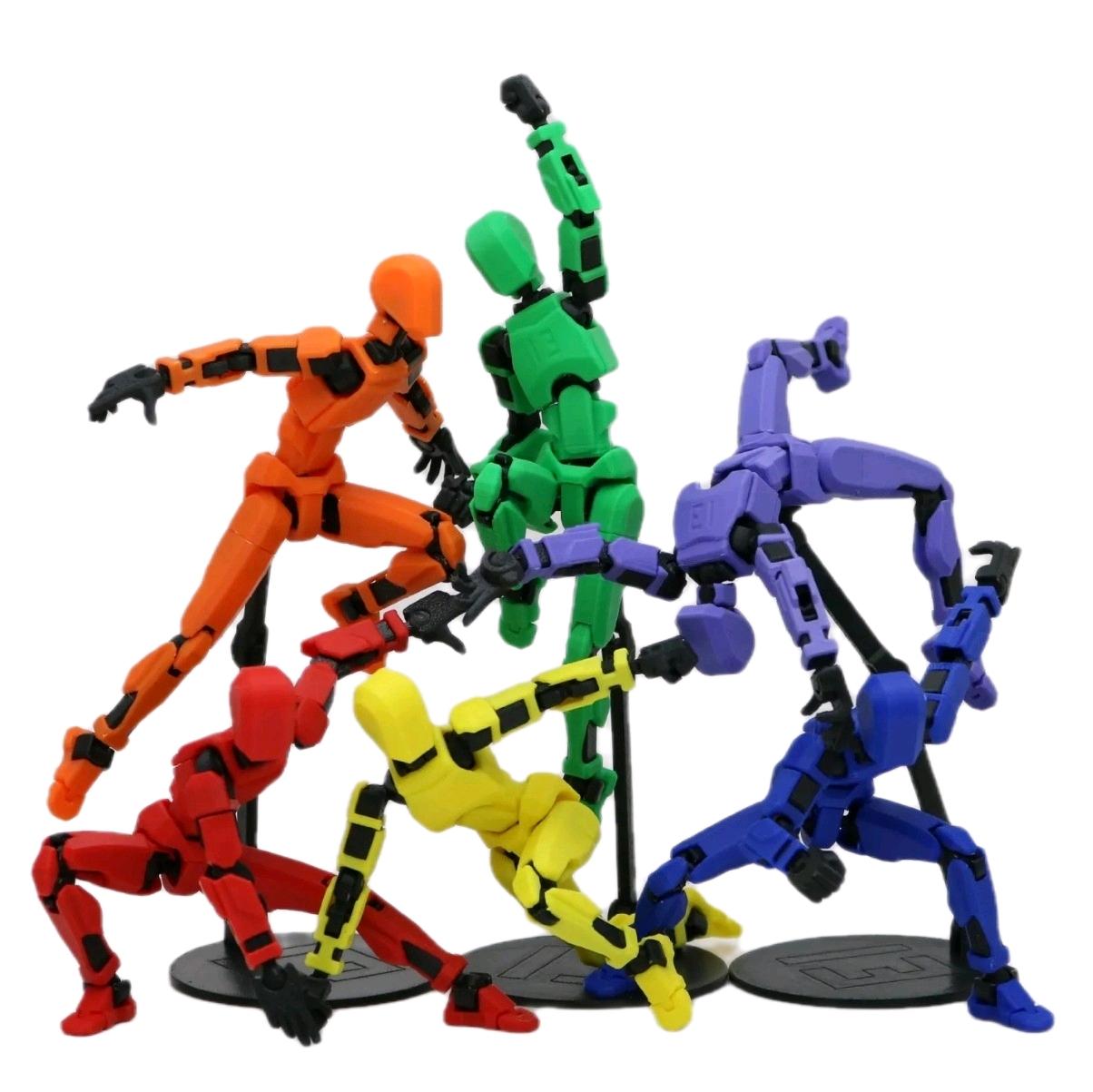 Dummy 13 - Fully Jointed Articulated Toy Figurine Robot