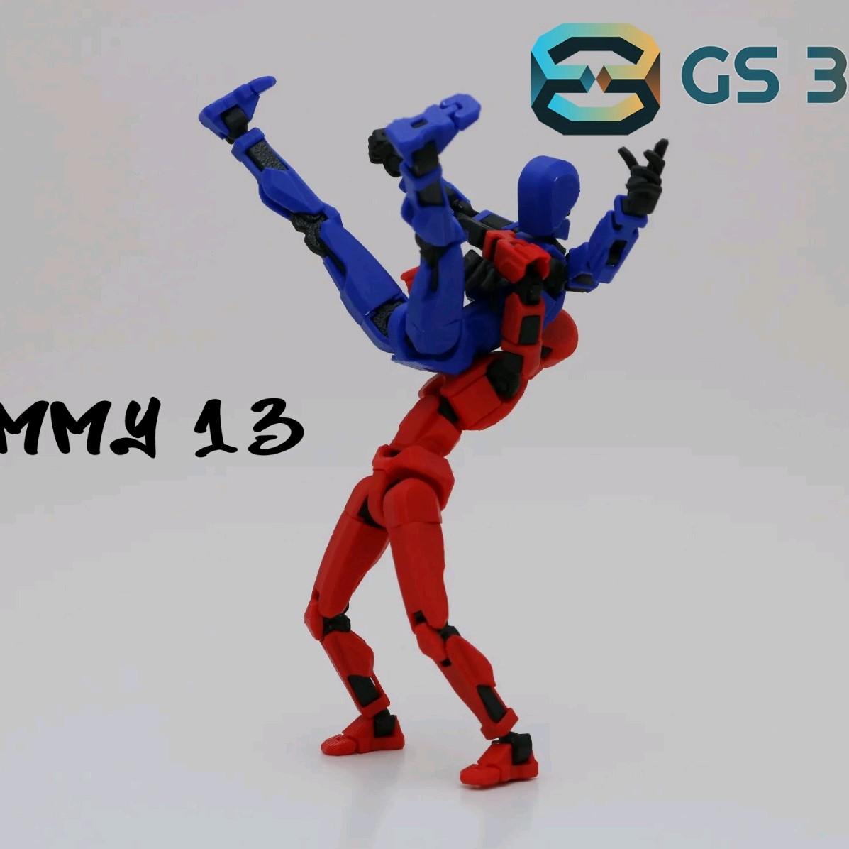 Dummy 13 - Fully Jointed Articulated Toy Figurine Robot - Image 4