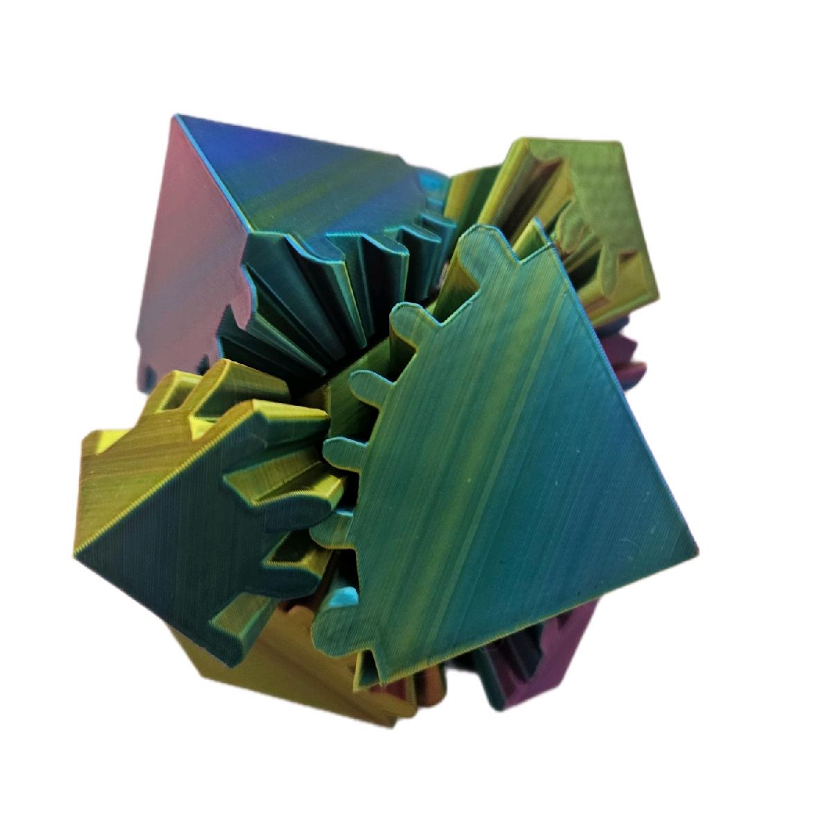 Multicolour Fidget Cube for Stress Relief - Ideal Toy for ADHD, Autism and Anxiety fidgetstoys - 3D printed multicolour fidget cube designed for stress relief, ADHD, autism, and anxiety. Compact, tactile, and visually stimulating for everyday use. 🧊✨