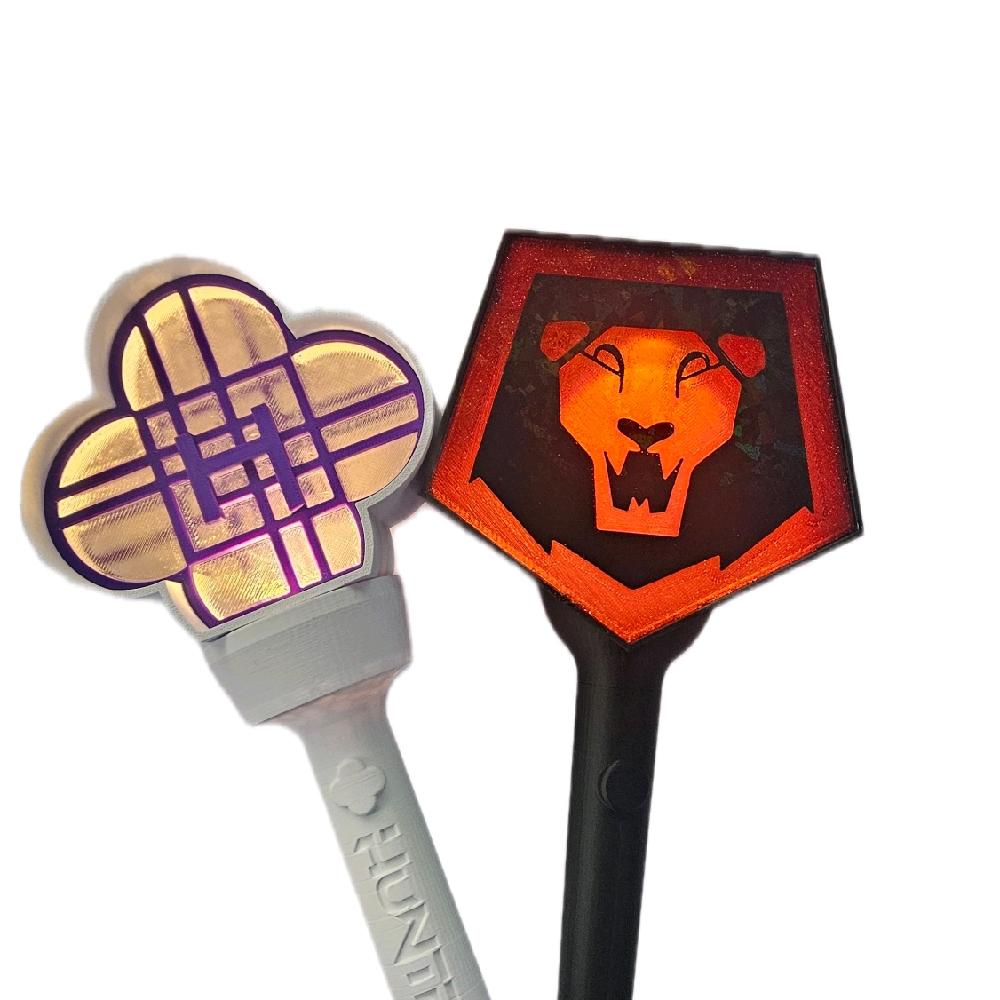 Huntrix/Saja Light Wand/Stick - Toy Prop with Unique Design and Vibrant White for Enhanced Play Experience