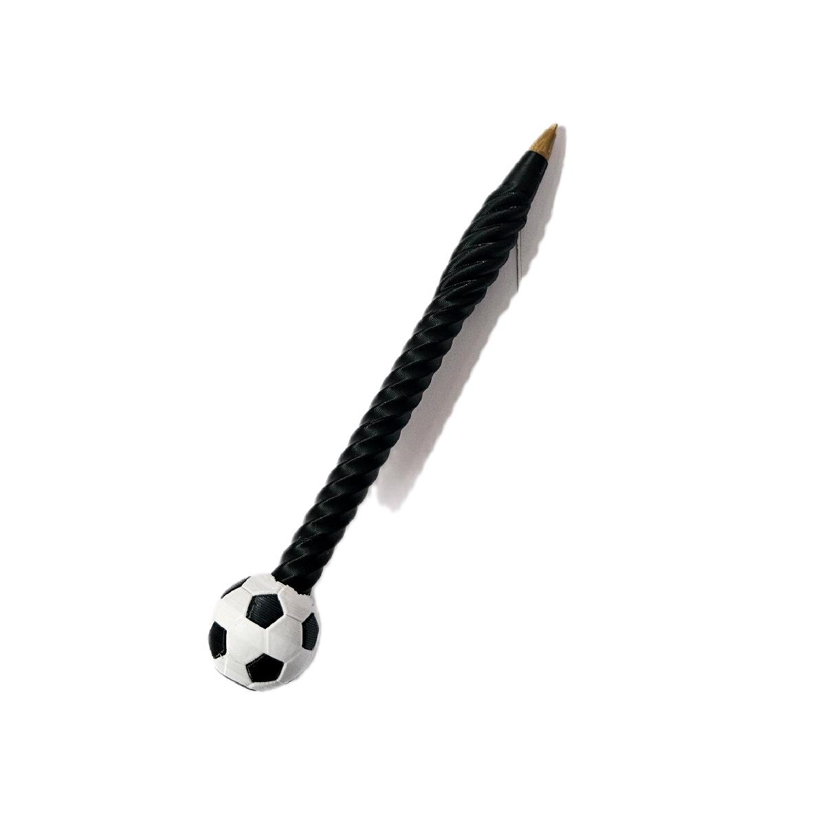 Football Style Fidget Pen - Writing Tool for Stress Relief fidgetstoys - Football-themed fidget pen with spinning ball topper, combining smooth writing with stress relief and focus support. ⚽✍️