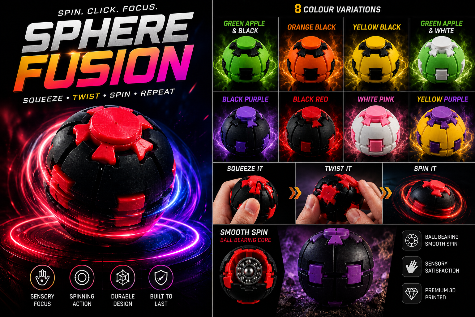 Fusion Sphere – More Than Just a Fidget